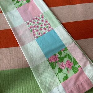 Lilly Pulitzer perfectly patched shower curtain- dry cleaned & pressed